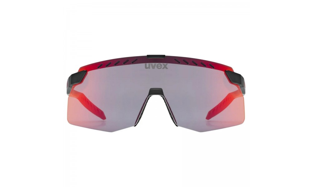 Okulary Uvex Pace Stage S - czarno-czerwony