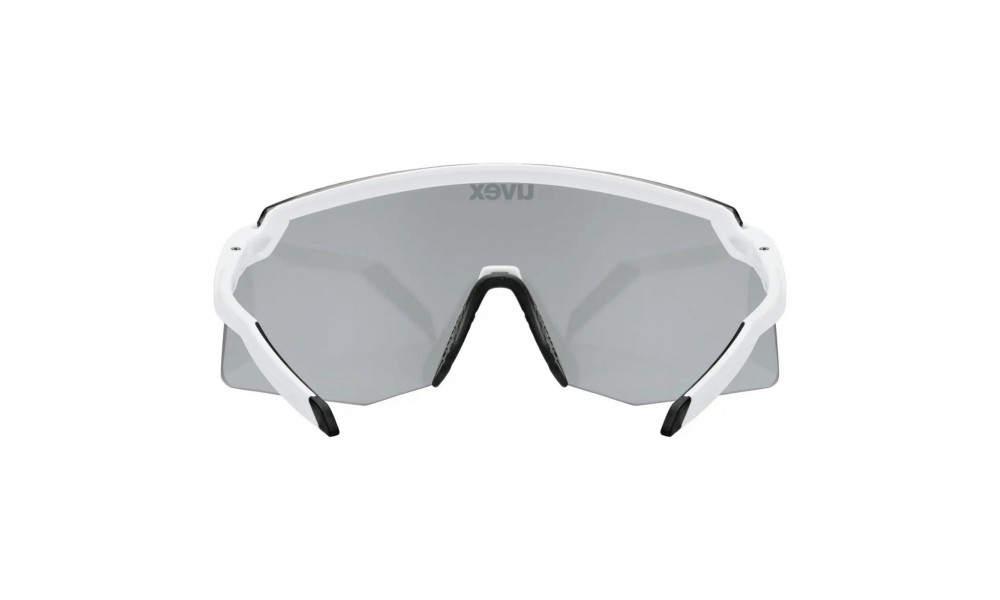Okulary Uvex Pace Stage - biało-srebrny