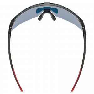 Okulary Uvex Pace Stage - czarno-czerwony 2
