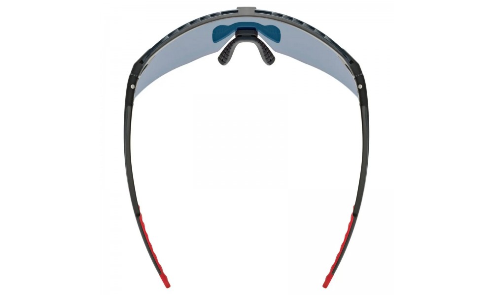 Okulary Uvex Pace Stage - czarno-czerwony