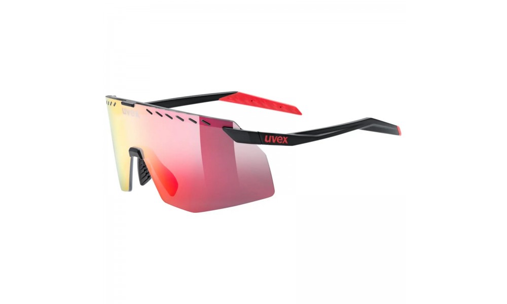 Okulary Uvex Pace Stage - czarno-czerwony
