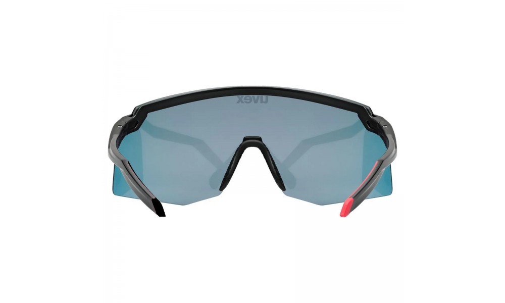 Okulary Uvex Pace Stage - czarno-czerwony