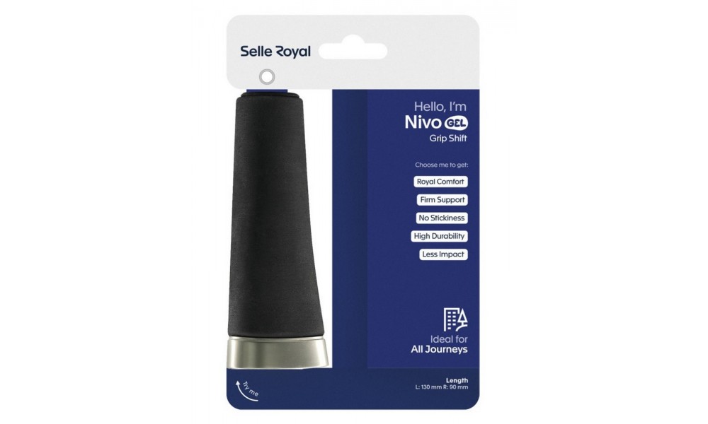 Chwyty kierownicy Selle Royal Nivo Gel - czarny