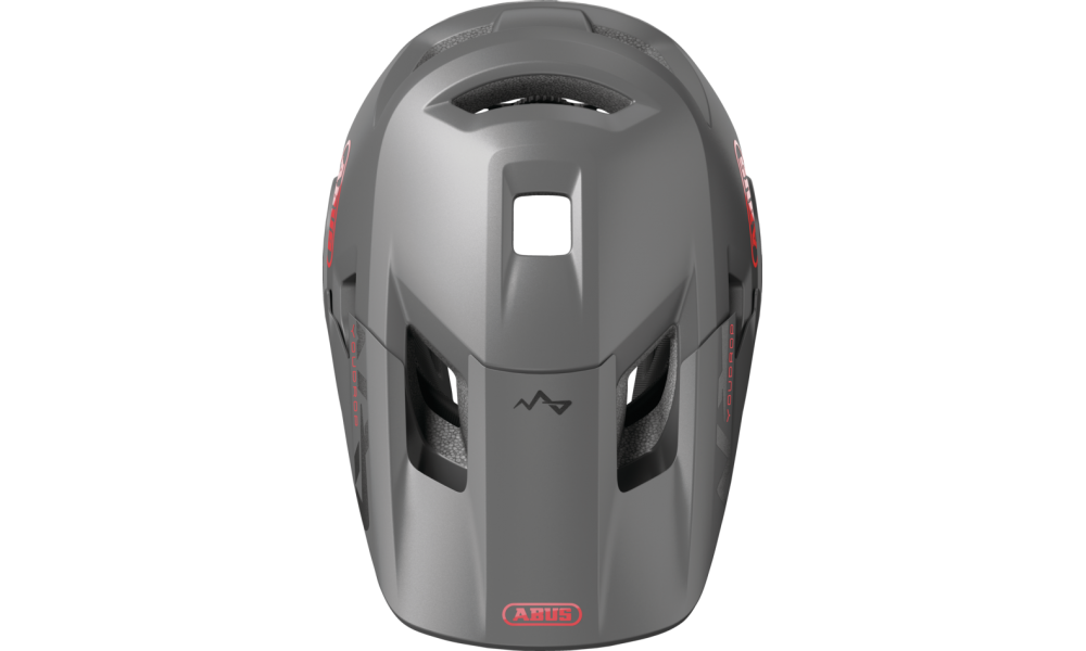 Kask dziecięcy Abus YouDrop FF Full Face MTB - srebrny