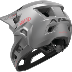 Kask dziecięcy Abus YouDrop FF Full Face MTB - srebrny 2
