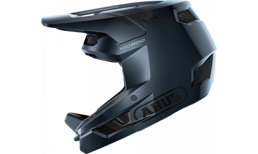 Kask rowerowy Abus HiDrop Full Face MTB - granatowy