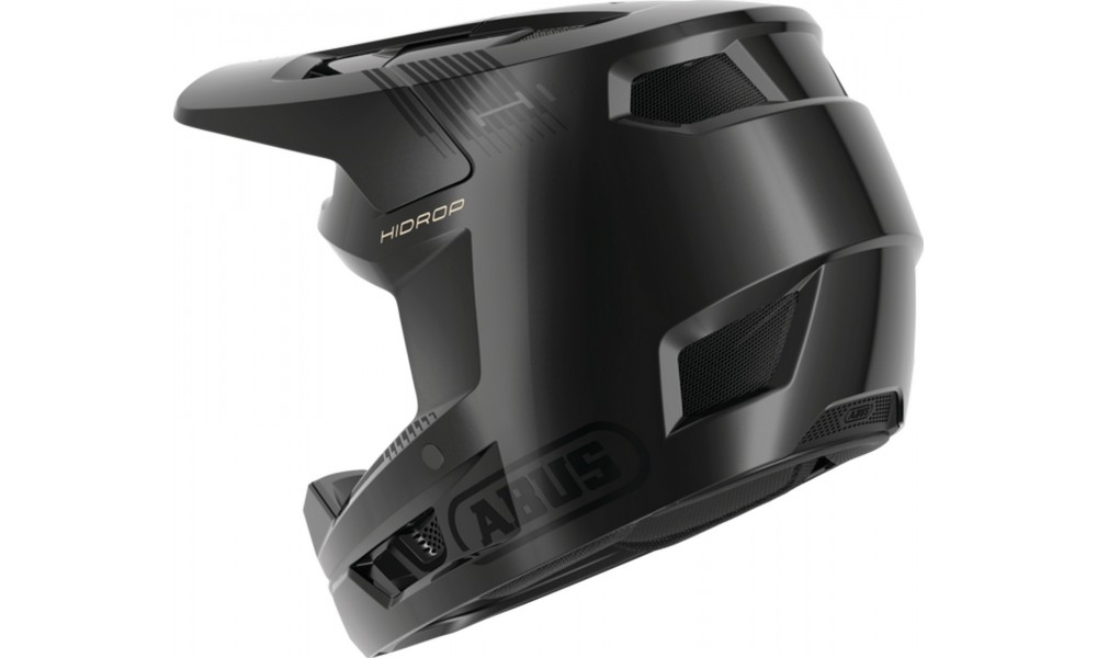 Kask rowerowy Abus HiDrop Full Face MTB - czarny