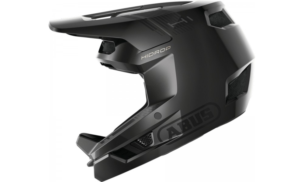 Kask rowerowy Abus HiDrop Full Face MTB - czarny