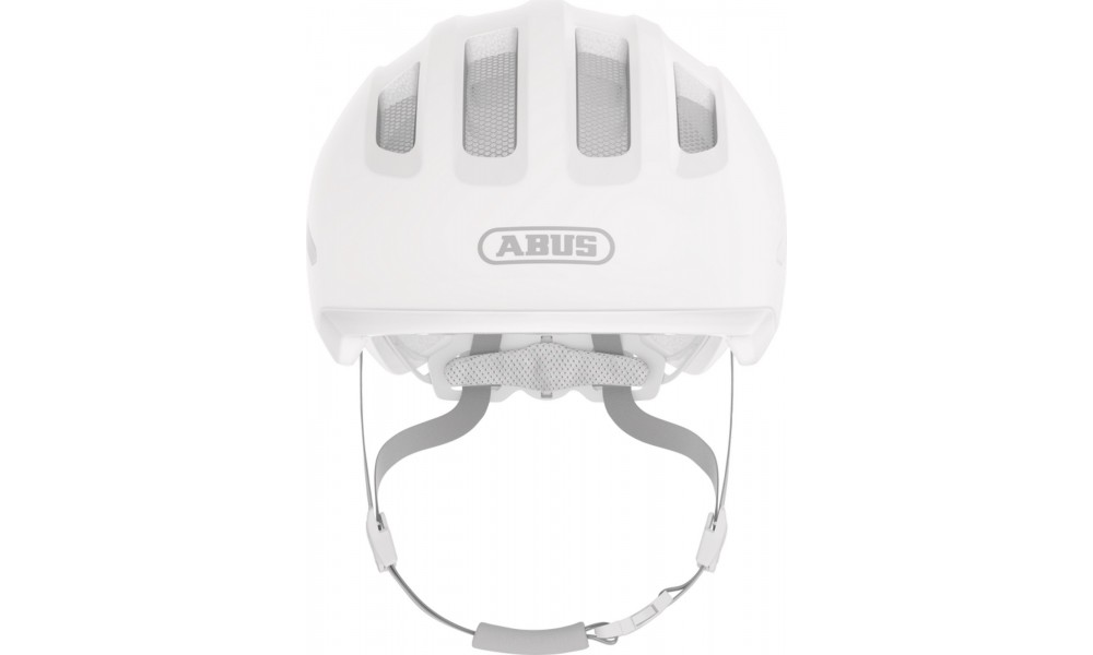 Kask rowerowy Abus Smiley 3.0 LED ACE - biały