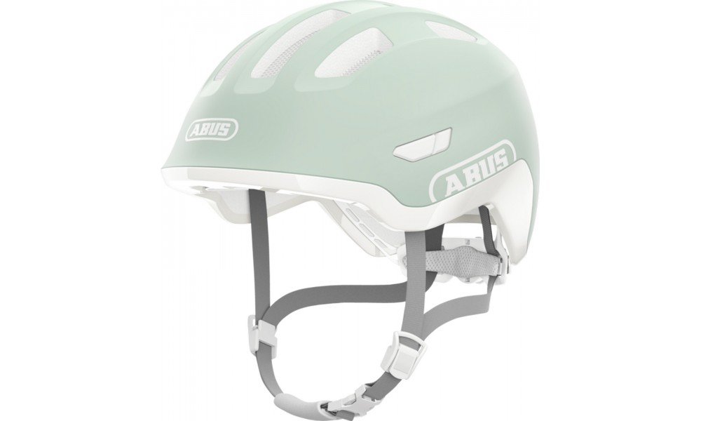 Kask rowerowy Abus Smiley 3.0 LED ACE - miętowy