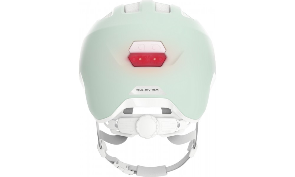 Kask rowerowy Abus Smiley 3.0 LED ACE - miętowy