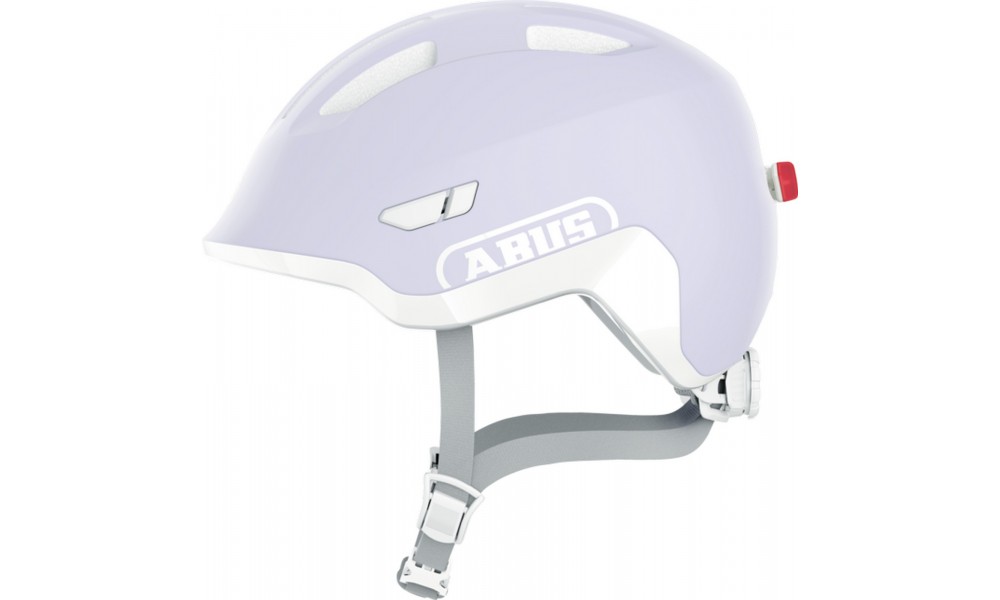 Kask rowerowy Abus Smiley 3.0 LED ACE - lawendowy