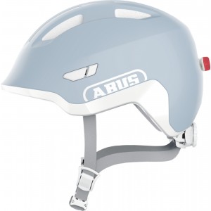 Kask rowerowy Abus Smiley 3.0 LED ACE - błękitno-biały 1