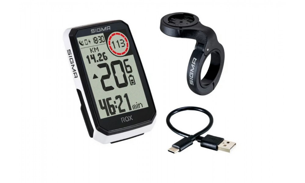 Licznik Sigma Rox 4.0 Endurance - biały