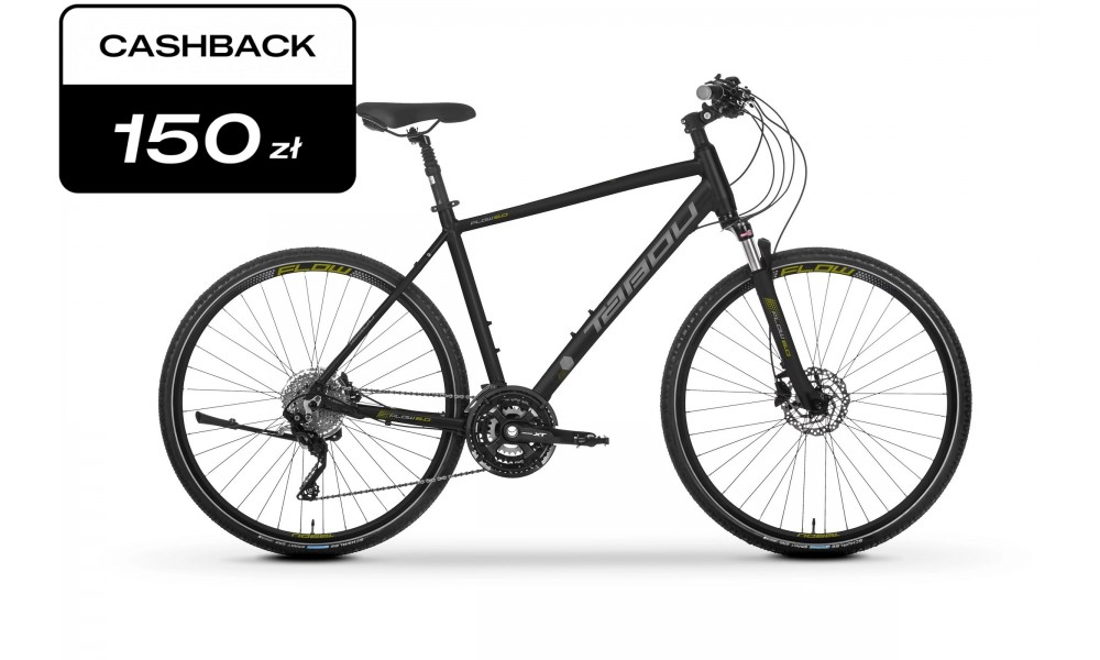 Rower crossowy TABOU FLOW 6.0 2025 - czarno-złoty