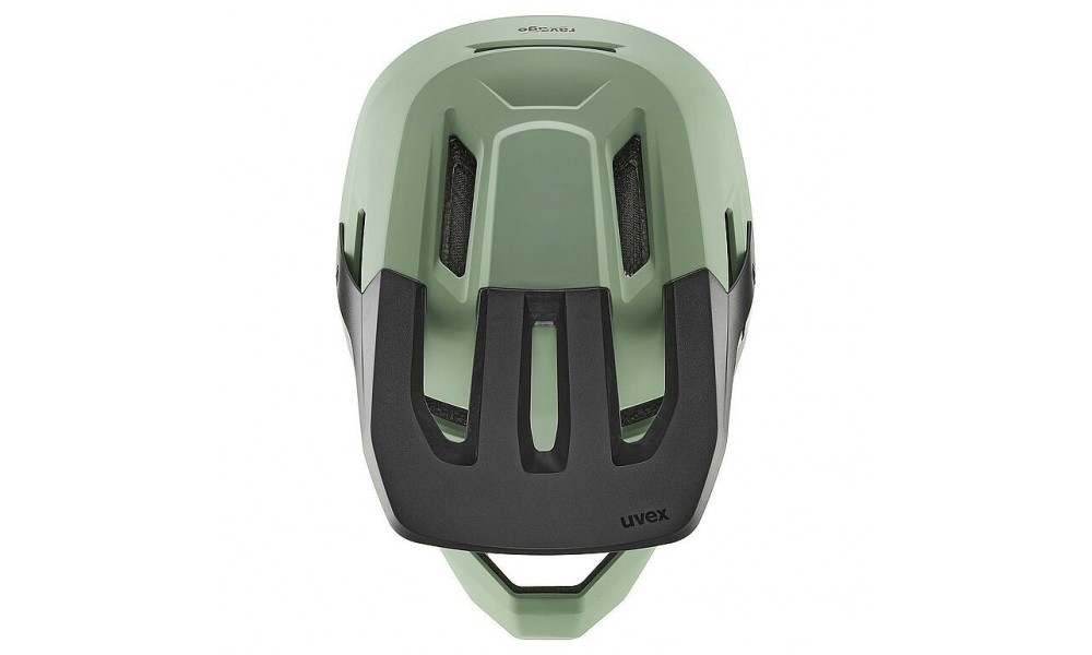 Kask rowerowy Uvex Ravage - zielono-czarny
