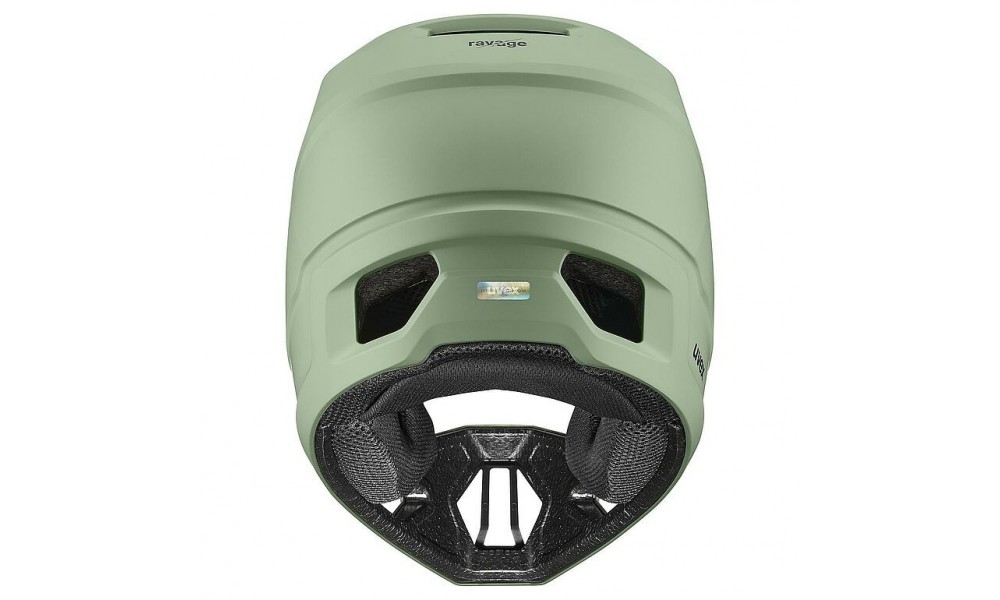 Kask rowerowy Uvex Ravage - zielono-czarny