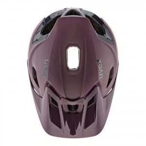 Kask rowerowy Uvex Quatro Integrale - fioletowo-niebieski 2