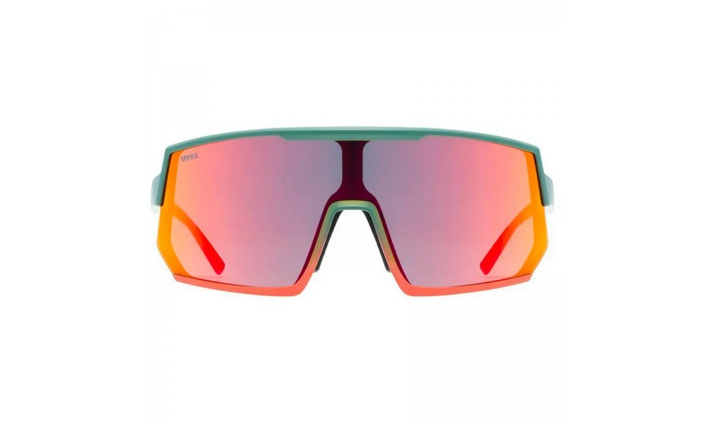 Okulary Uvex Sportstyle 235 - zielono-czerwony