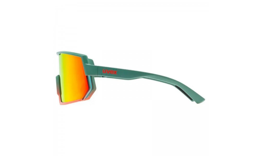 Okulary Uvex Sportstyle 235 - zielono-czerwony