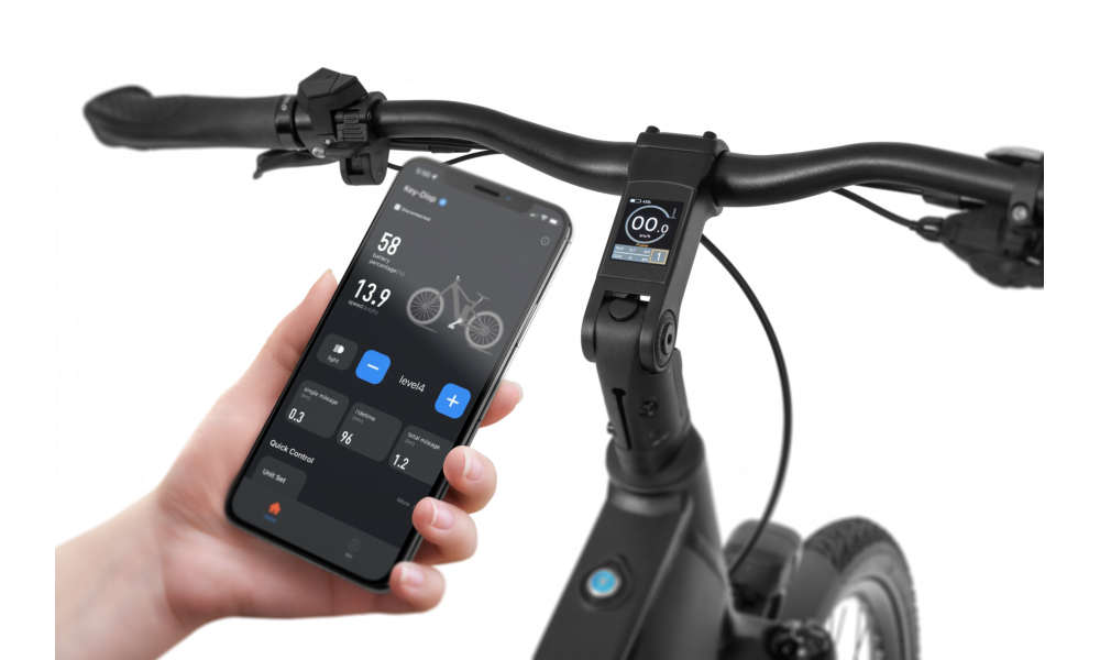 Rower trekkingowy elektryczny Ecobike MX500 Graphite - grafitowy