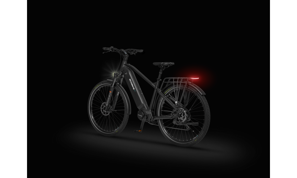 Rower trekkingowy elektryczny Ecobike MX500 Graphite - grafitowy