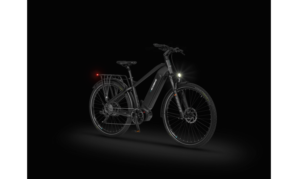Rower trekkingowy elektryczny Ecobike MX500 Graphite - grafitowy