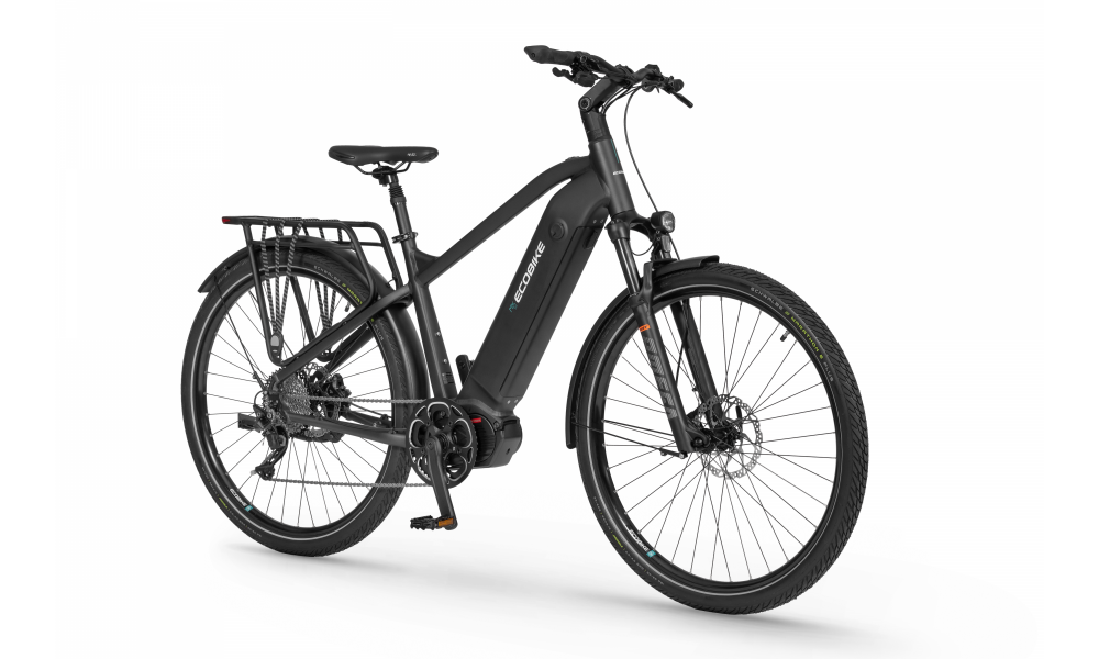Rower trekkingowy elektryczny Ecobike MX500 Graphite - grafitowy