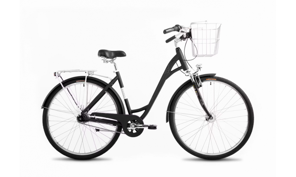 Rower miejski Romet Art Deco Lux 2024 - czarny