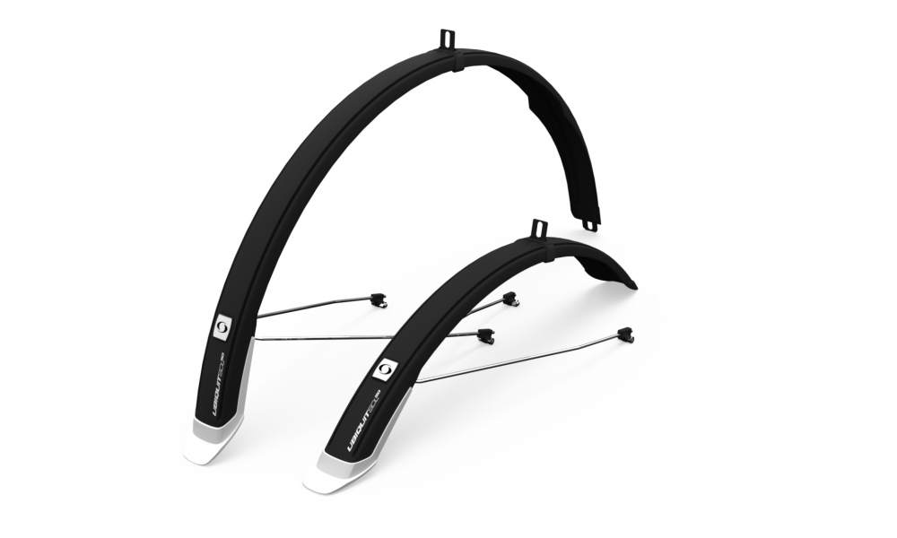 Błotnik Simpla UBIQUIT SDL 50mm - czarno-biały