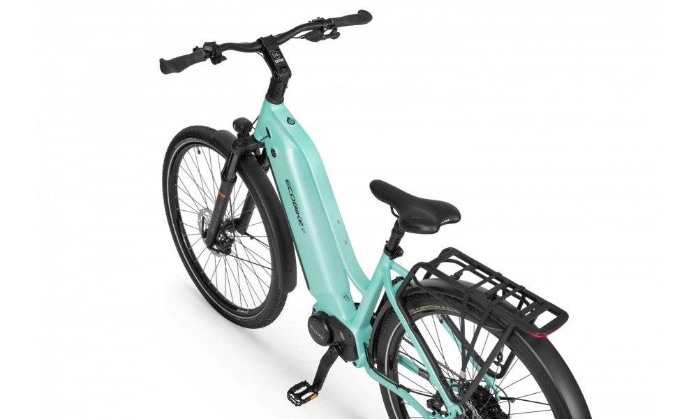 Rower trekkingowy elektryczny Ecobike LX500 Mint - miętowy