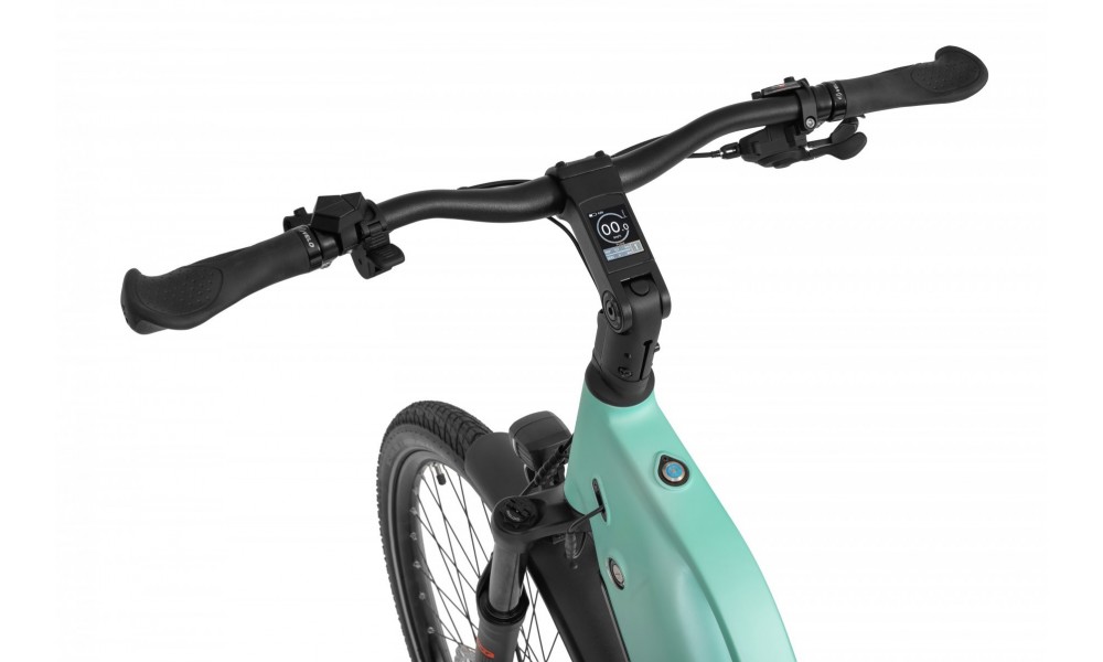 Rower trekkingowy elektryczny Ecobike LX500 Mint - miętowy