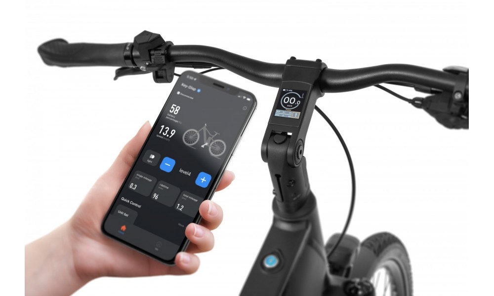 Rower trekkingowy elektryczny Ecobike LX500 Graphite - grafitowy