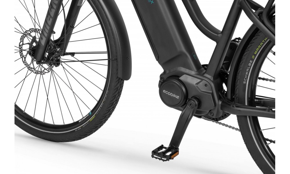 Rower trekkingowy elektryczny Ecobike LX500 Graphite - grafitowy