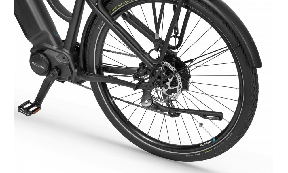 Rower trekkingowy elektryczny Ecobike LX500 Graphite - grafitowy