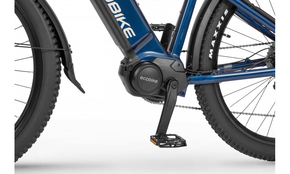 Rower górski elektryczny Ecobike RX500 Blue SUV - niebiesko-czarny