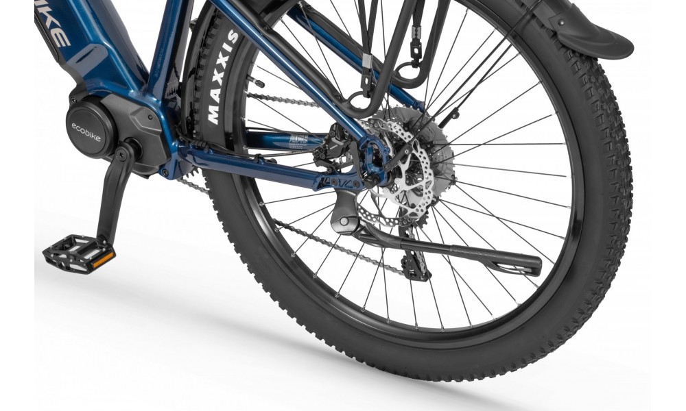 Rower górski elektryczny Ecobike RX500 Blue SUV - niebiesko-czarny