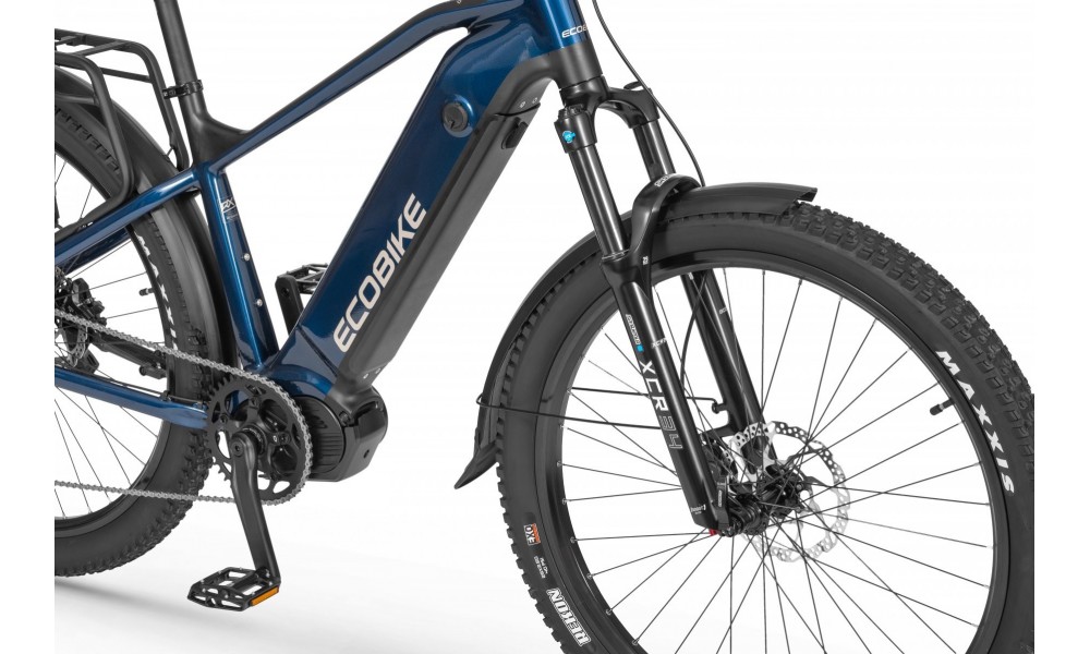 Rower górski elektryczny Ecobike RX500 Blue SUV - niebiesko-czarny