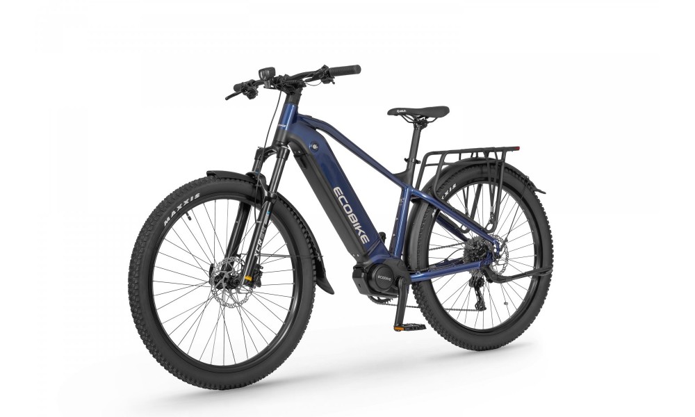 Rower górski elektryczny Ecobike RX500 Blue SUV - niebiesko-czarny
