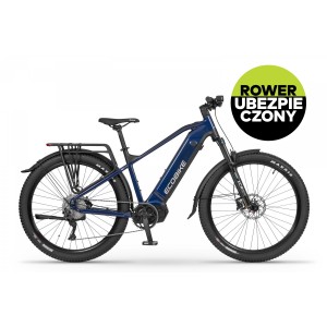 Rower górski elektryczny Ecobike RX500 Blue SUV - niebiesko-czarny