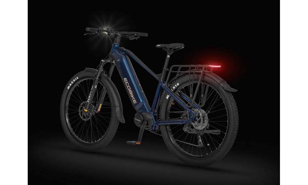 Rower górski elektryczny Ecobike RX500 Blue SUV - niebiesko-czarny