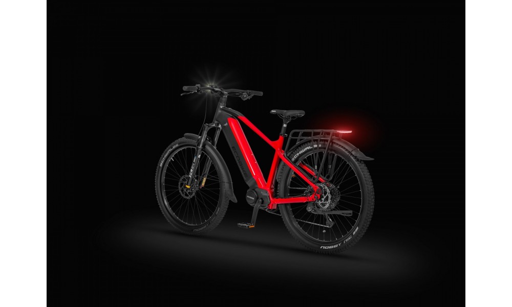 Rower górski elektryczny Ecobike RX500 Black Red SUV - czarno-czerwony