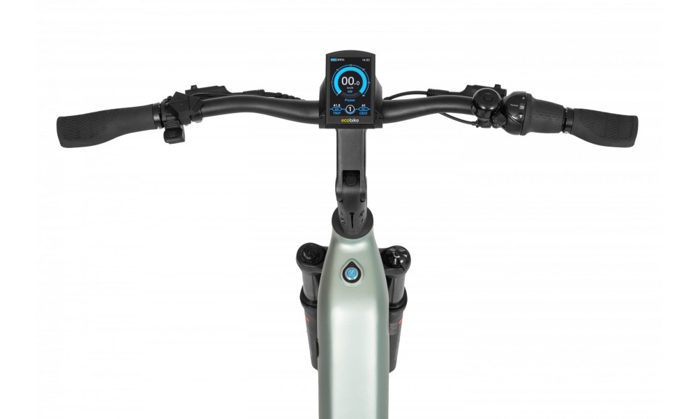 Rower miejski elektryczny Ecobike LX400 Arctic Silver - srebrny