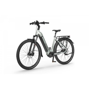 Rower miejski elektryczny Ecobike LX400 Arctic Silver - srebrny 2