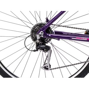Rower crossowy Romet Orkan 2 D -widelec tel.28 - fioletowo-biały 2