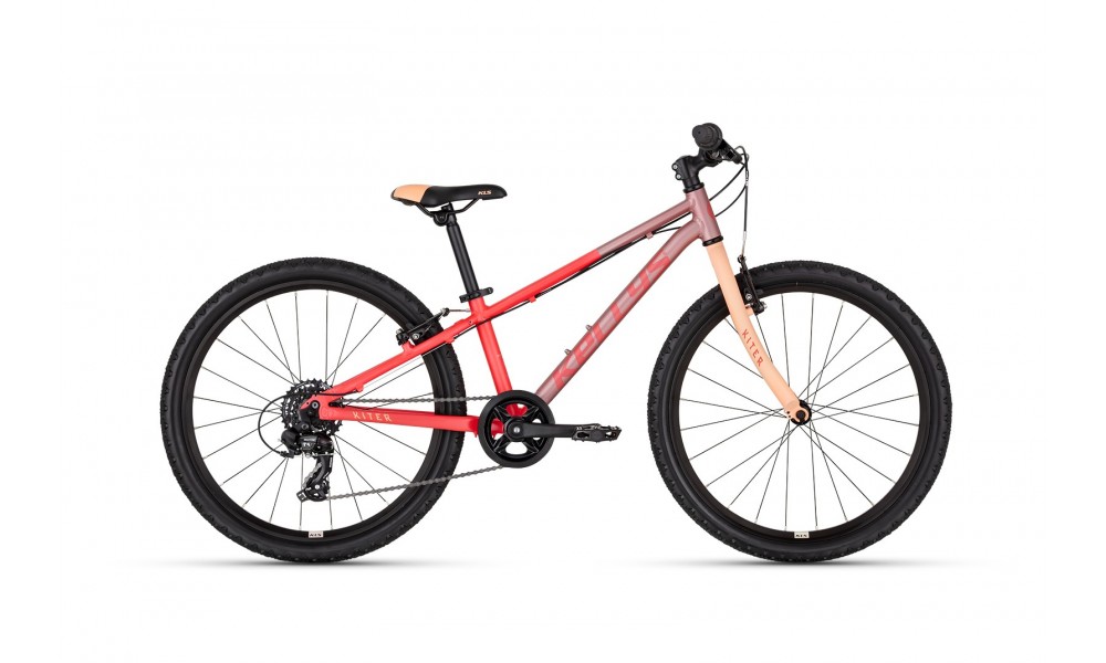 Rower młodzieżowy Kellys Kiter 30 24" 026 - koralowy