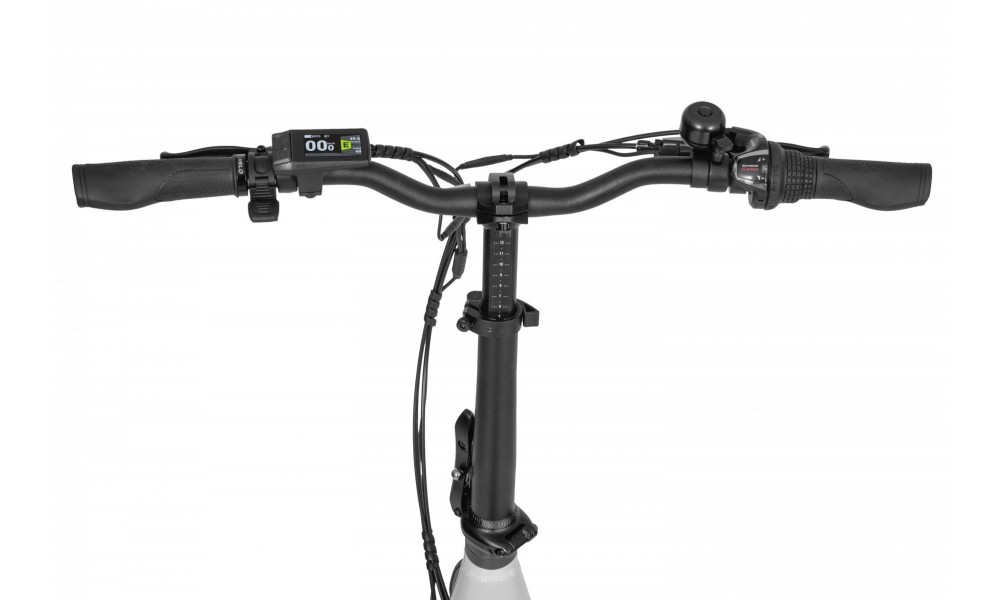 Rower miejski elektryczny Ecobike Rhino Arctic White - biały