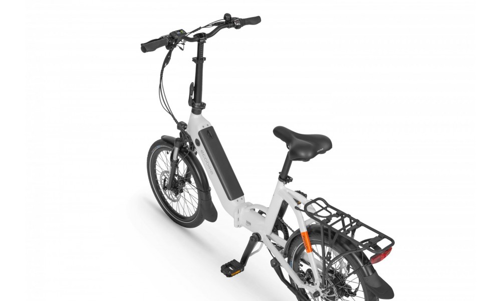 Rower miejski elektryczny Ecobike Rhino Arctic White - biały