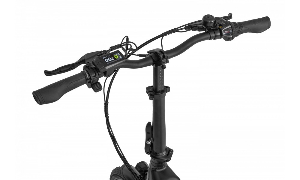 Rower miejski elektryczny Ecobike Rhino Black - czarny