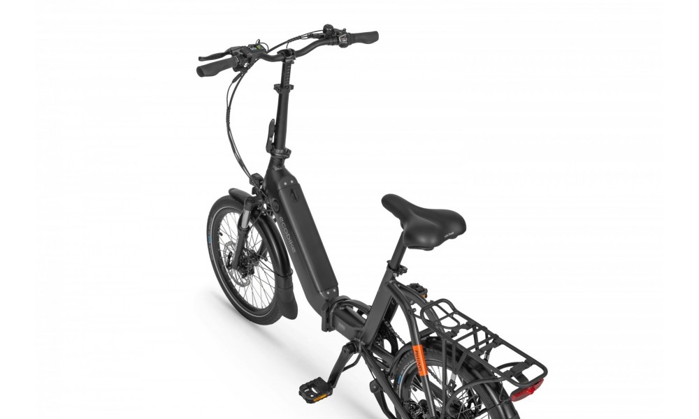 Rower miejski elektryczny Ecobike Rhino Black - czarny